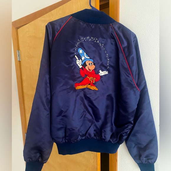 Disney Other - Vintage Fantasia Silk Bomber Jacket From Disney Size: Medium